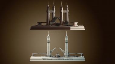 3D модель Разводной мост Теренггану Малайзия (STL)
