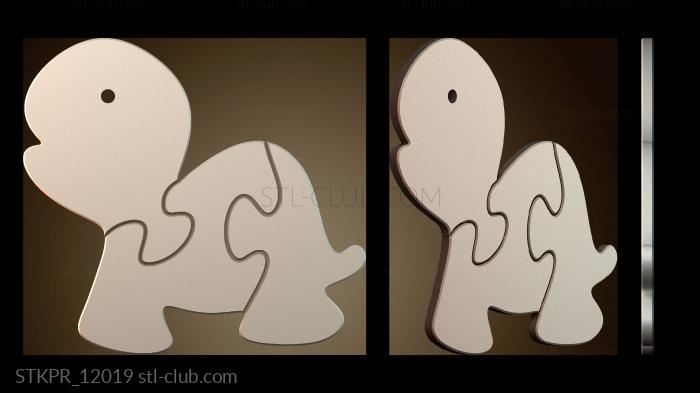 Игрушка головоломка для малышей Черепашка