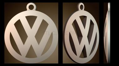3D модель Брелок Volkswagen (STL)