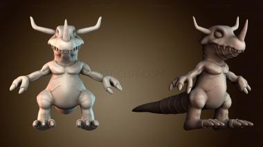 3D модель Greymon Digimon (STL)