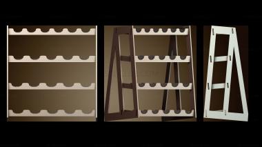 3D модель Стойка для краски (STL)