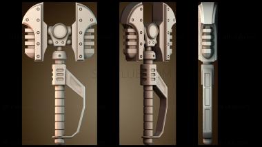 3D модель Трещоточный ключ с лязгом и храповым механизмом 12000 (STL)