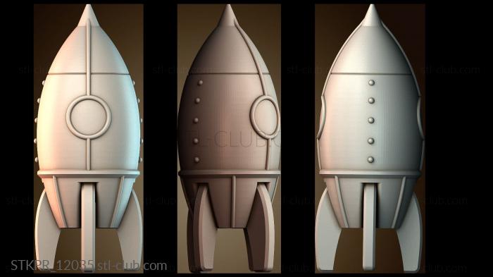 Статуэтки упрощенные Игрушка ракета