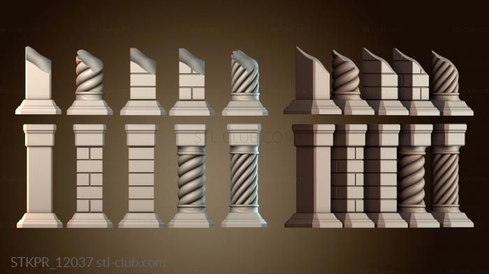 Статуэтки упрощенные Каменные столбы для Мрачной Гавани