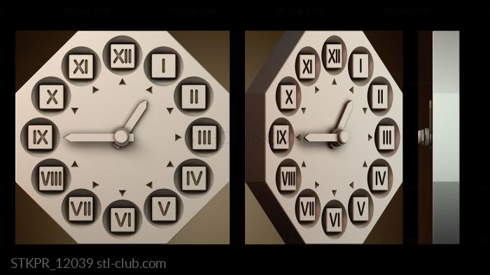 Статуэтки упрощенные Настенные часы