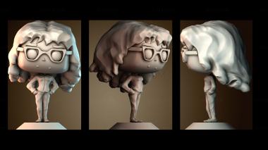 3D модель Funko Pop Girl (STL)