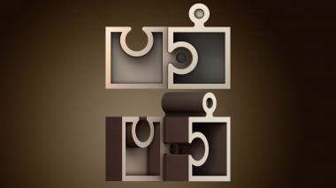 3D модель Пазлы (STL)