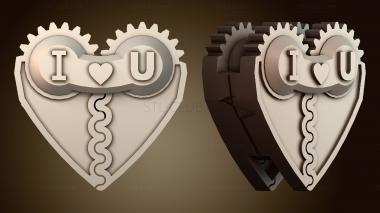 3D модель Вращающееся механическое сердце для предложения (STL)