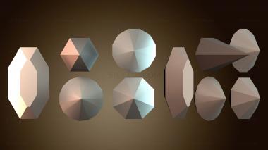 3D модель Простые драгоценности (STL)