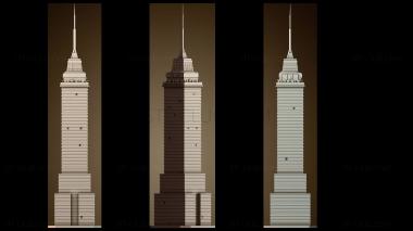 3D модель Torre Latinoamericana Мехико (STL)