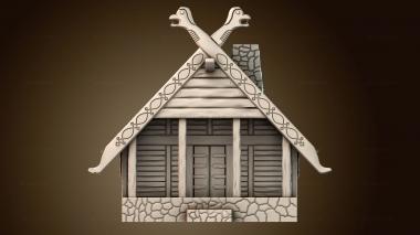 3D модель Дом викингов (STL)