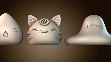 3D модель Slime Rancher — слаймы Gold, Lucky и Puddle (STL)
