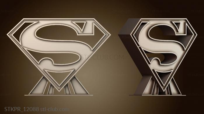 Статуэтки упрощенные Логотип Супермена