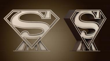3D модель Логотип Супермена (STL)