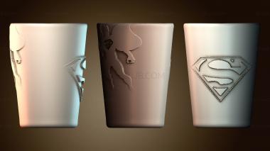 3D модель Кружка Супермен (STL)