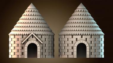 3D модель Трулло Апулия, Италия (STL)