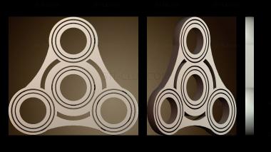 3D модель Гироспиннер 2 в 1 (STL)