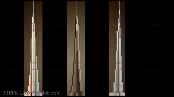 Статуэтки упрощенные Башня Бурдж Халифа в Дубае