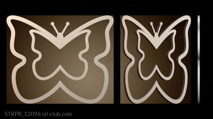 Статуэтки упрощенные Закладка «Бабочка»