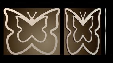 3D модель Закладка «Бабочка» (STL)