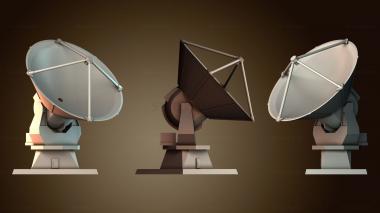 3D модель Простой радиотелескоп (STL)