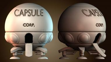 3D модель Малый корабль — Dragon Ball (STL)