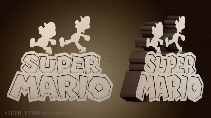 Статуэтки упрощенные Украшение Супер Марио