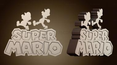 3D модель Украшение Супер Марио (STL)