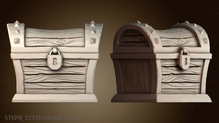 Статуэтки упрощенные Сундук с сокровищами