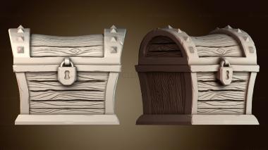 3D модель Сундук с сокровищами (STL)
