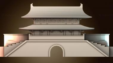 3D модель Ворота Намдэмун Сеул (STL)