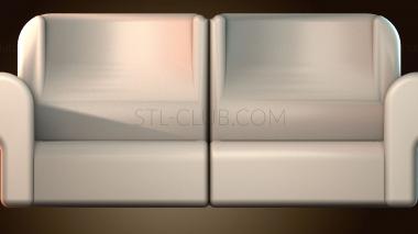 3D модель Диван держатель пульта дистанционного управления для телевизора (STL)