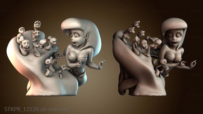 Статуэтки упрощенные Ариэль Русалочка