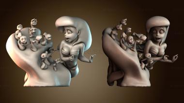 3D модель Ариэль Русалочка (STL)