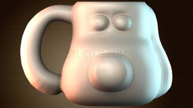 3D модель Кружка Громита (STL)