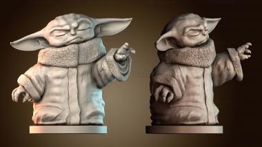 3D модель Малыш Йода (STL)