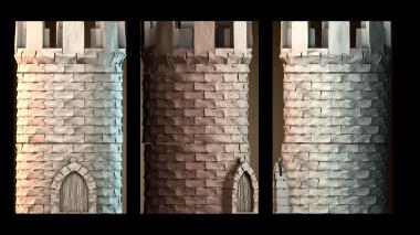 3D модель Модульная каменная башня (STL)