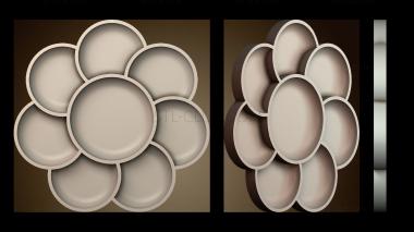 3D модель Палитра для красок (STL)