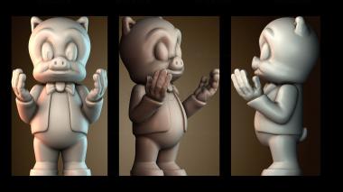 3D модель Порки Пиг (STL)