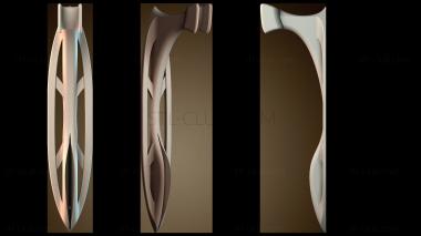 3D модель Стильный держатель для поварских ножей (STL)