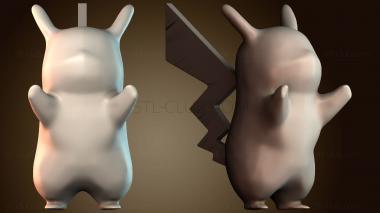 3D модель Пикачу (STL)