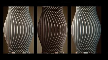 3D модель Абажур витой формы (STL)