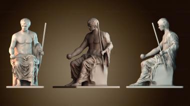 3D модель Август как Юпитер (STL)