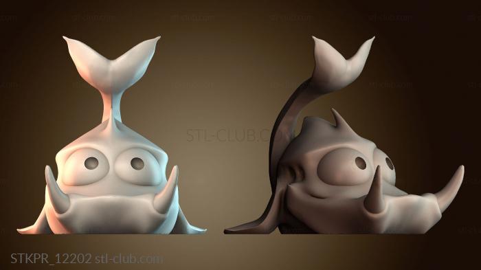 Статуэтки упрощенные Милый держатель для телефона в виде рыбки