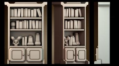 3D модель Полка для волшебников (STL)