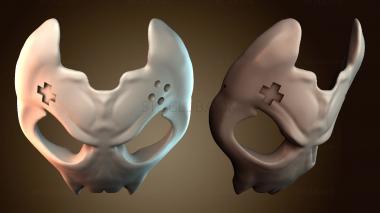 3D модель Виновата маска контроллера (STL)