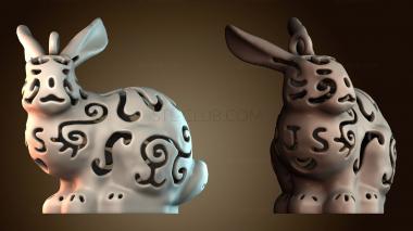 3D модель Лампа кролик (STL)