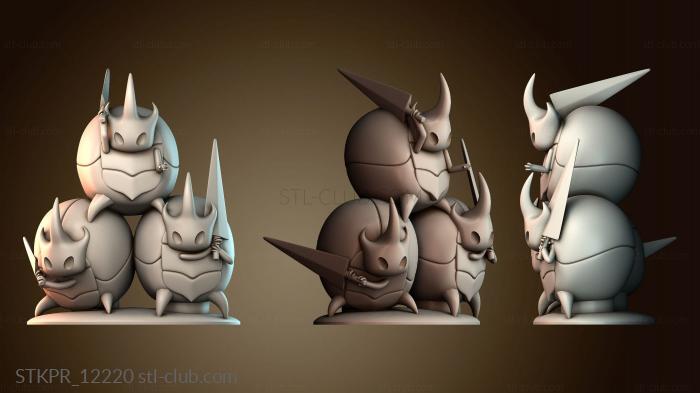 Статуэтки упрощенные Полый рыцарь Рыцари наблюдатели