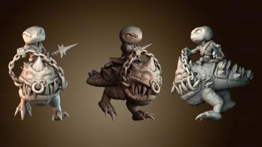 3D модель Конный пещерный зверь грибок (STL)