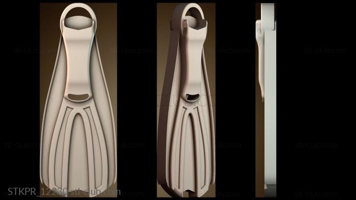 Статуэтки упрощенные Брелок в виде ласт